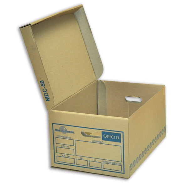 CAJA ARCHIVO OFICIO 50 abierta
