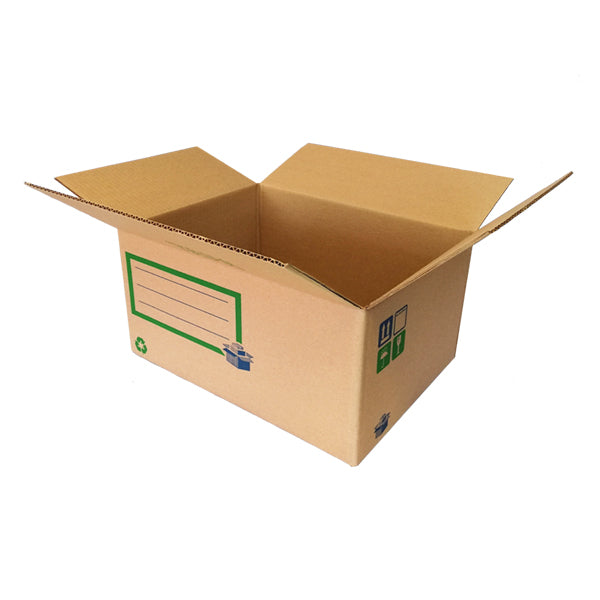  Cajas de cartón ondulado de 10-26x20x20 - Nuevas para  necesidades de mudanza o envío : Productos de Oficina