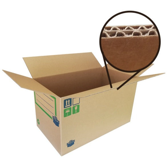 Caja de Cartón Doble Corrugado SHD-85 70x40x40cm