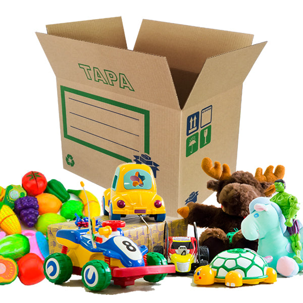 mudanza caja juguetes